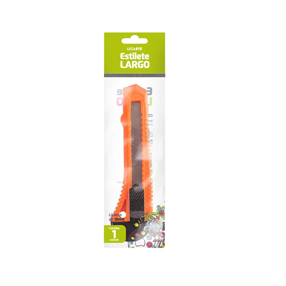 Estilete Largo C Trava Office Sort 91411