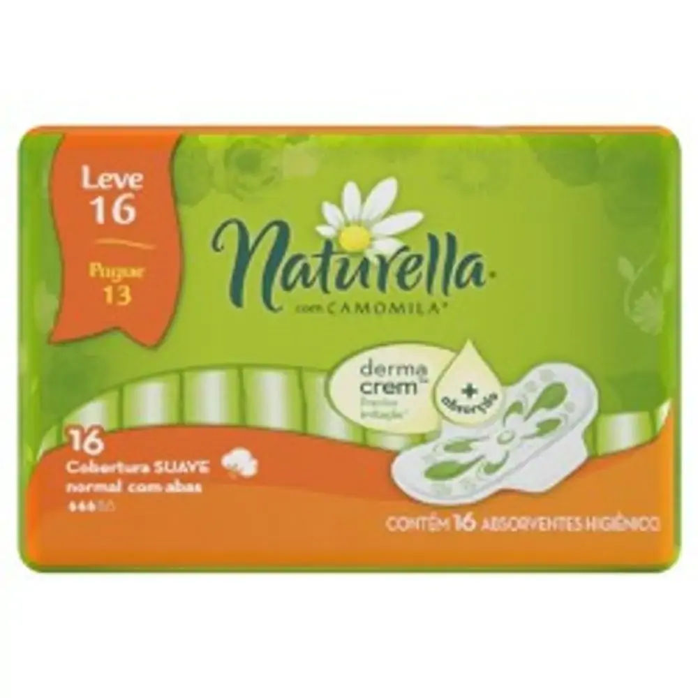 Absorvente Naturella Normal C/abas L16p13