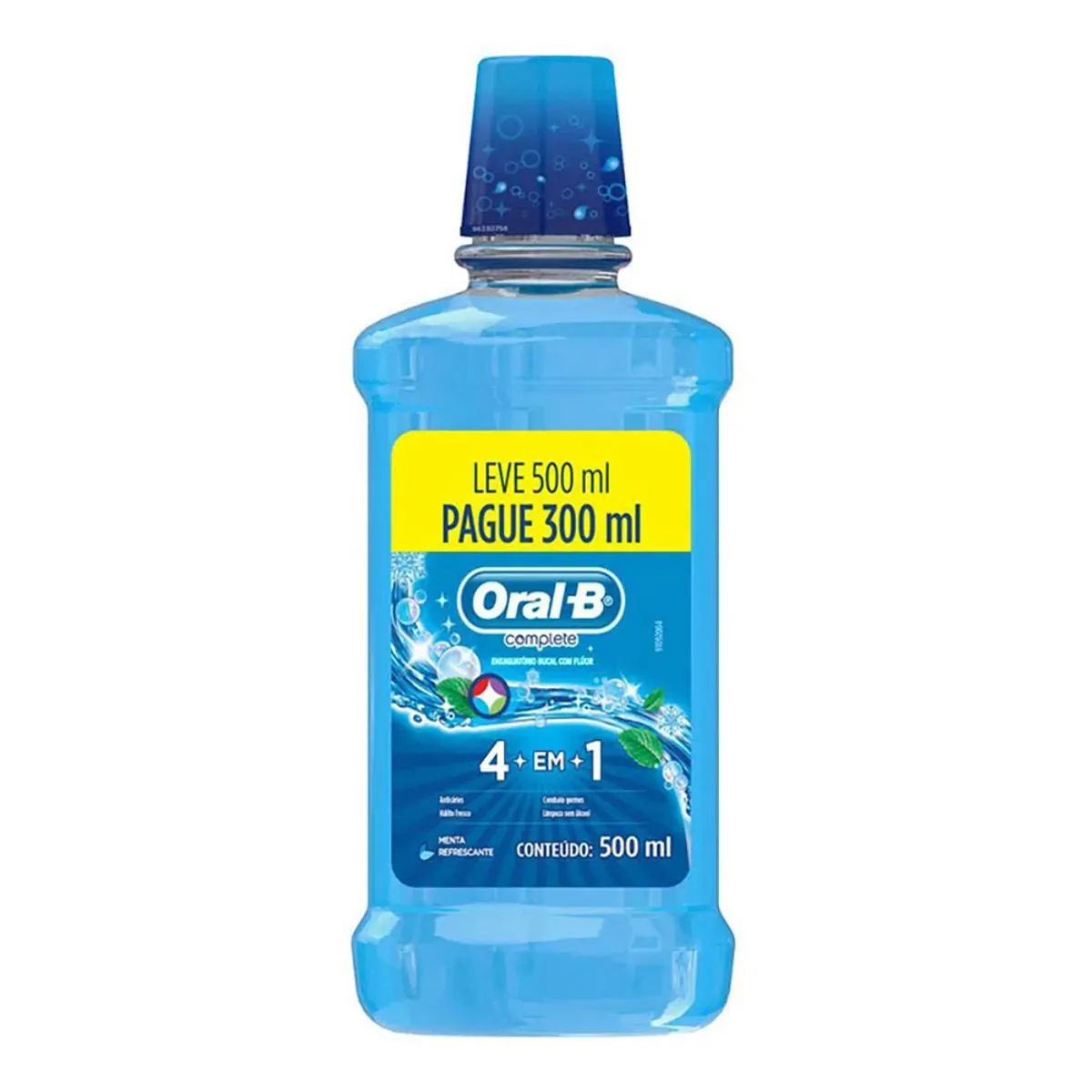 Antisséptico Bucal Oral-B Complete 4em1 Menta 500ml