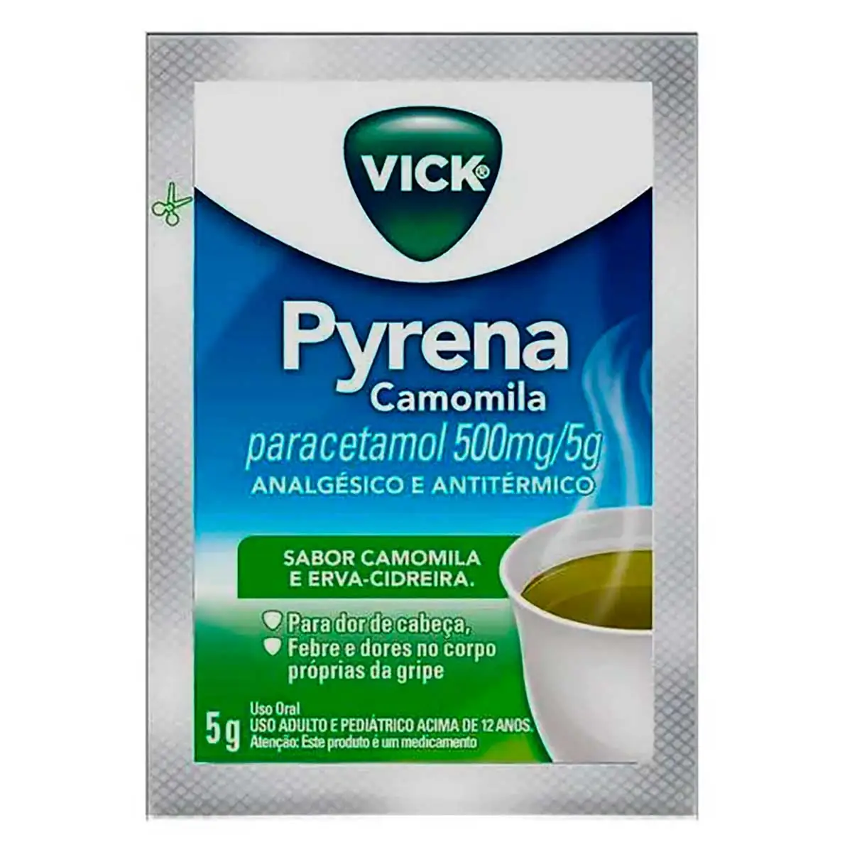 Vick Pyrena Pó 500mg 5g