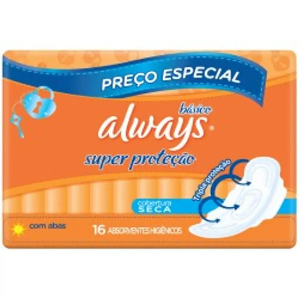 Abs Always Basico Seca C/abas Lv16 Pg13