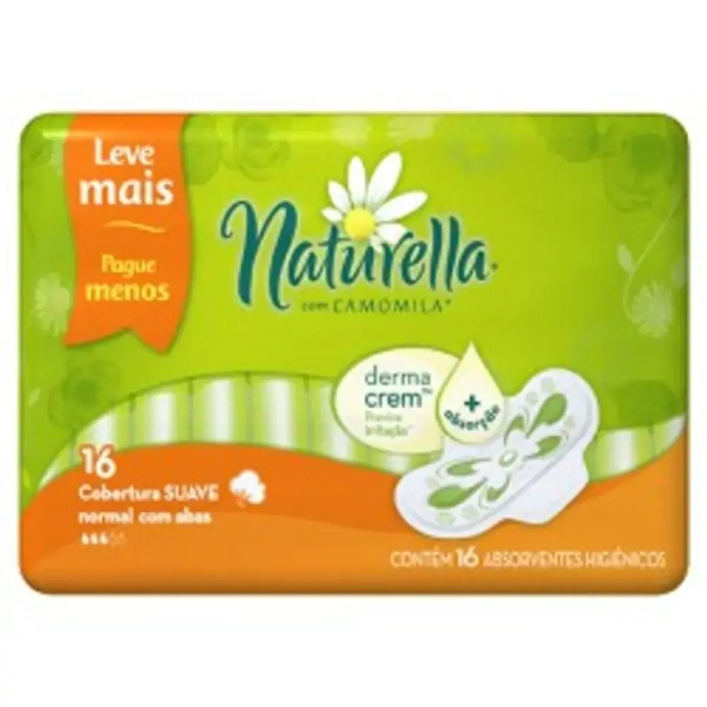 Absorvente Naturella Normal C/abas L16p13