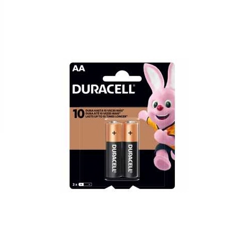Pilha Duracell Alcalina Aa Com 2 Pequena
