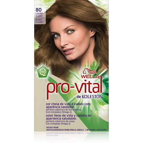 Coloração Kit N 80 Louro Claro Pro Vital Koleston