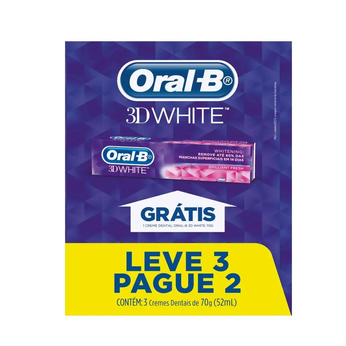 Creme Dental Oral B Plus Menta Refrescante