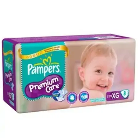 Pampers Premium Care Xg 8 Unidades