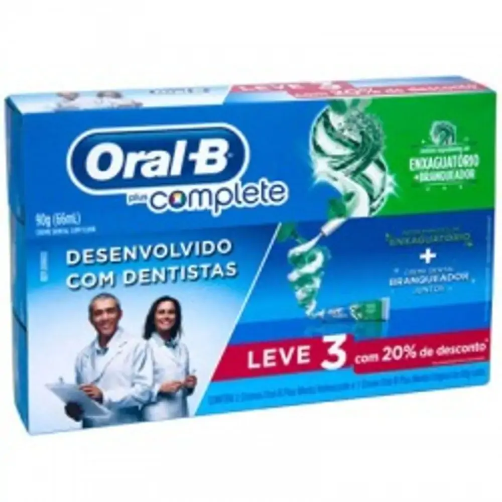 Creme.dental Oral B Comp. Lv3 C/20p