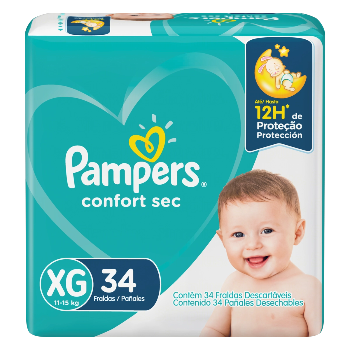Pampers Total Confort Xg 42 Unidades