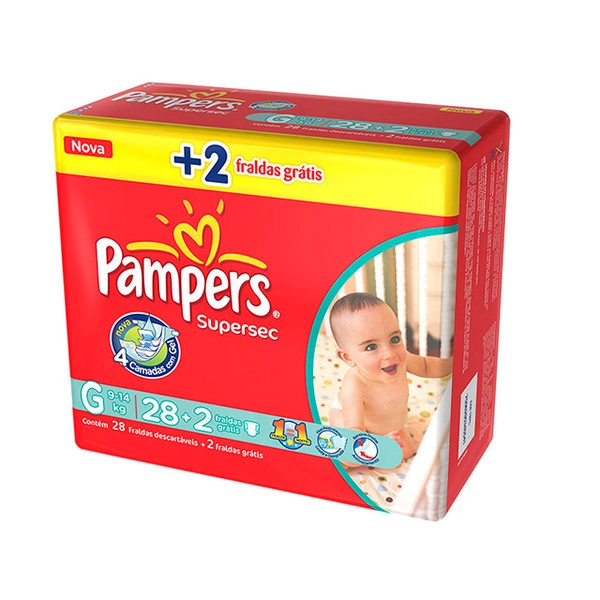 Pampers Supersec G 30 Unidades