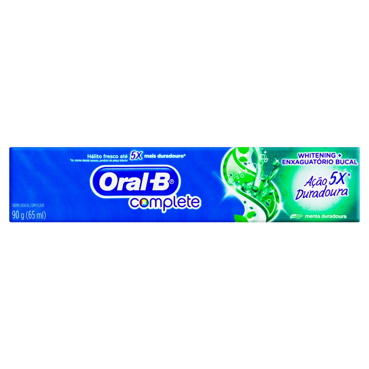 Creme Dental Menta Duradoura Oral B Complete Caixa 90g