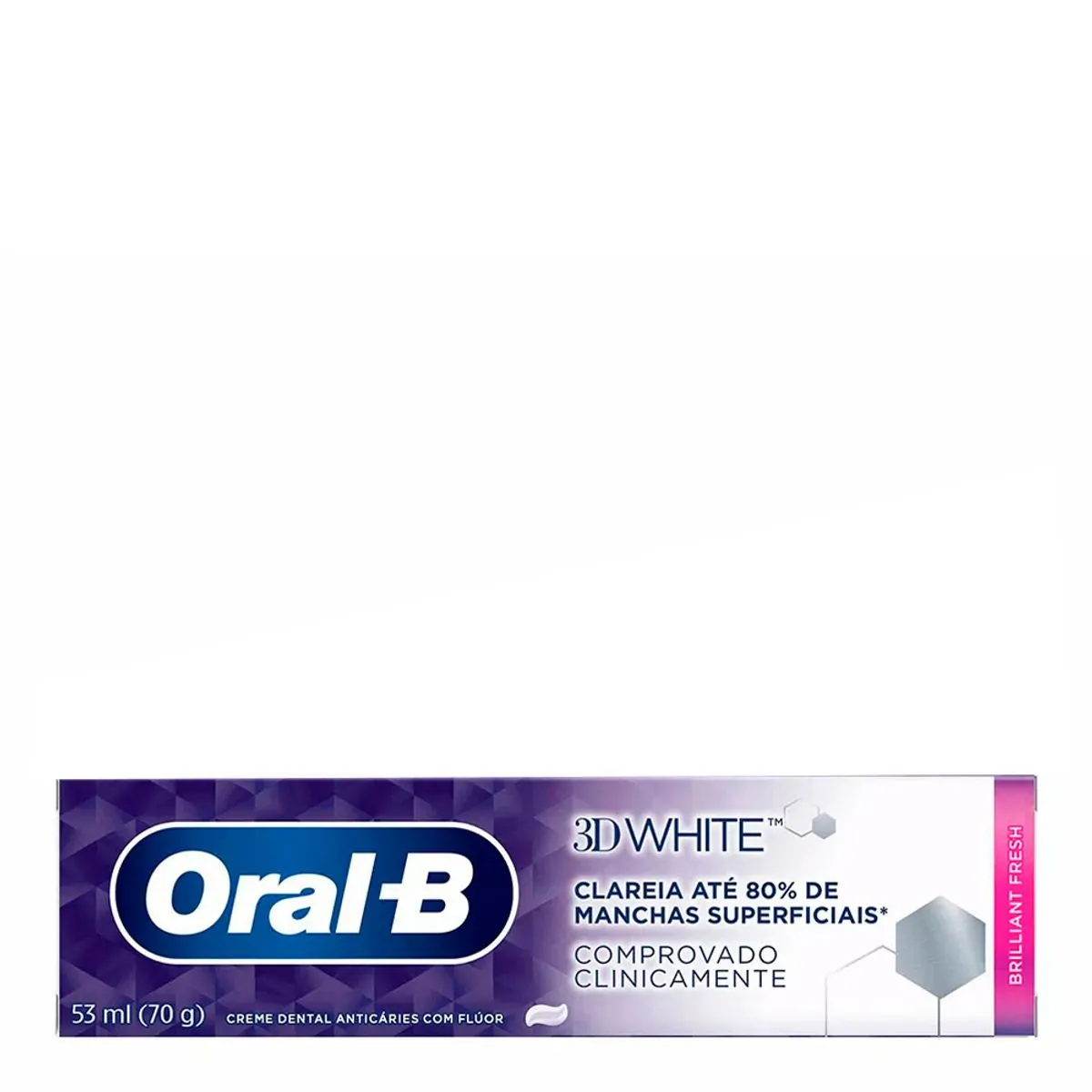 Creme Dental Oral-B 3D White Brilliant Fresh 70g
