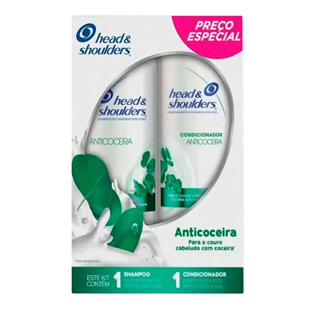 Shampoo Condicionador Headeshold 200ml Anticoceira