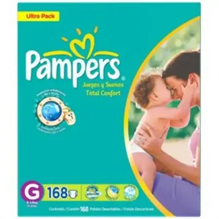 Pampers Total Confort G 168 Unidades