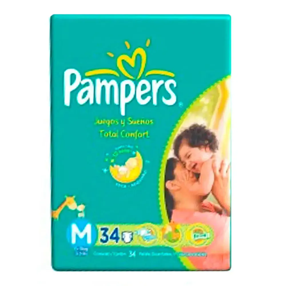 Fralda Pampers T.conf.max C/34 M