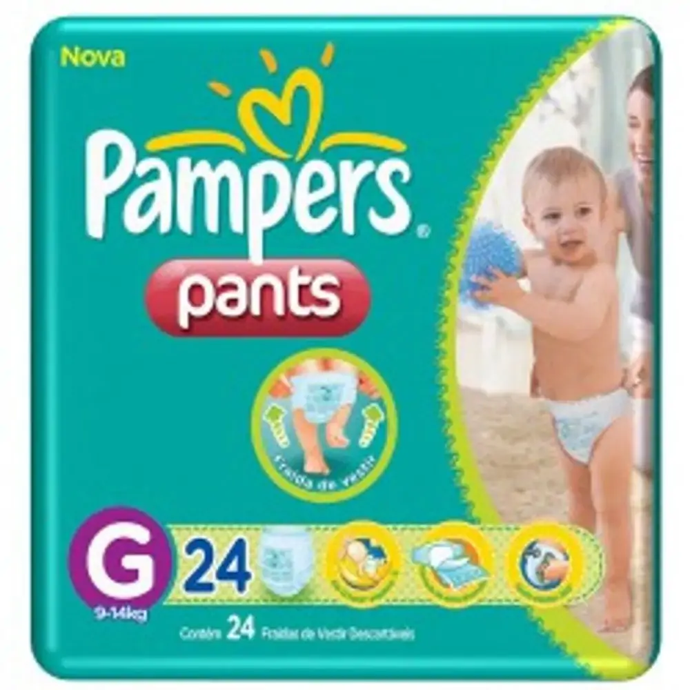 Pampers Pants G Descartável 24 Unidades