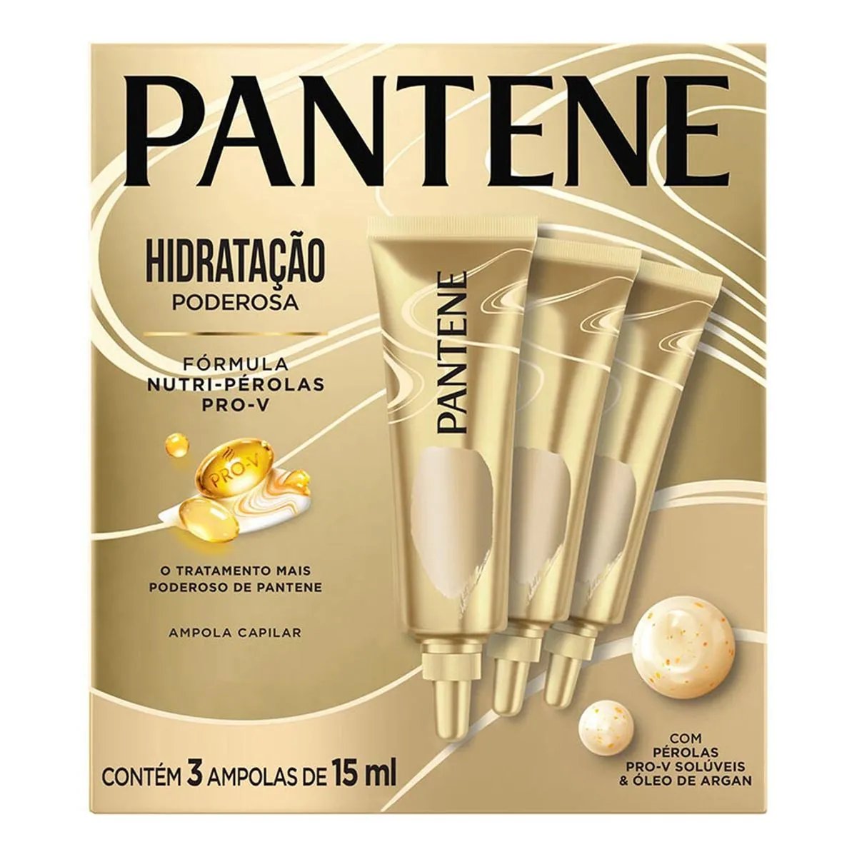 Kit Ampola Capilar Pantene Hidratação 45ml