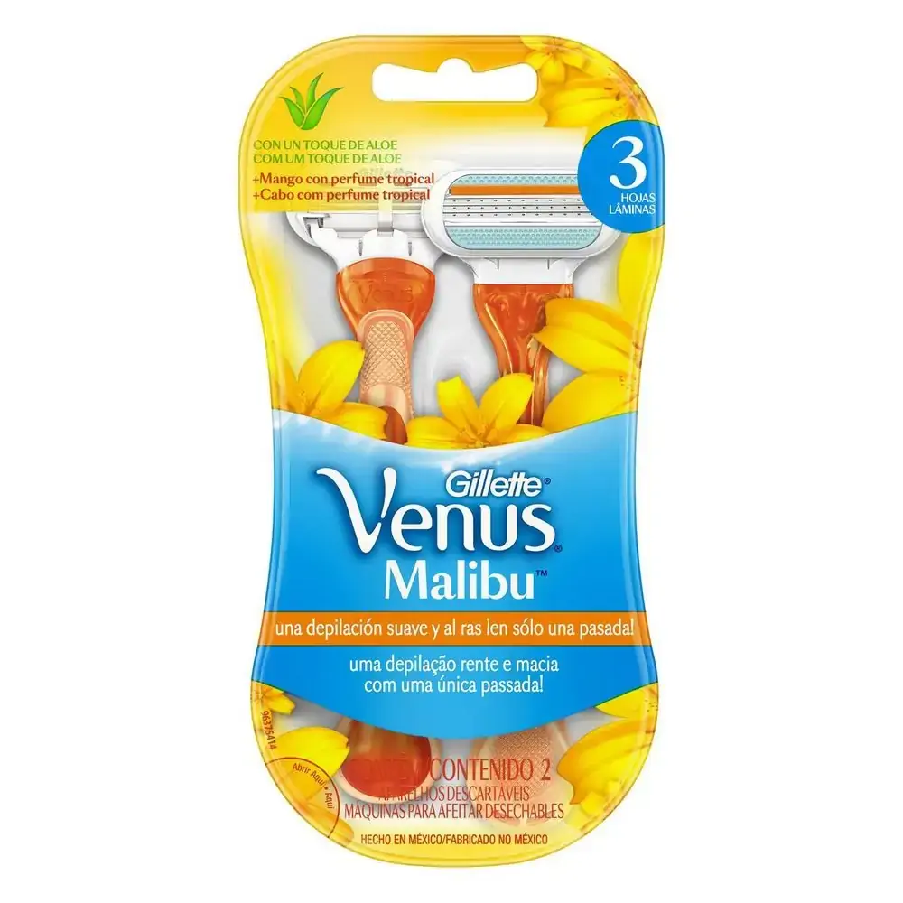 Ap Gillette Venus 3 Woman Malibu C/2 Grt 1 Amp