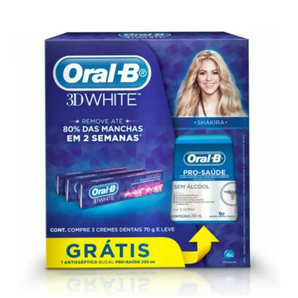 Kit Cd Oral B 3d White Grt Antissep