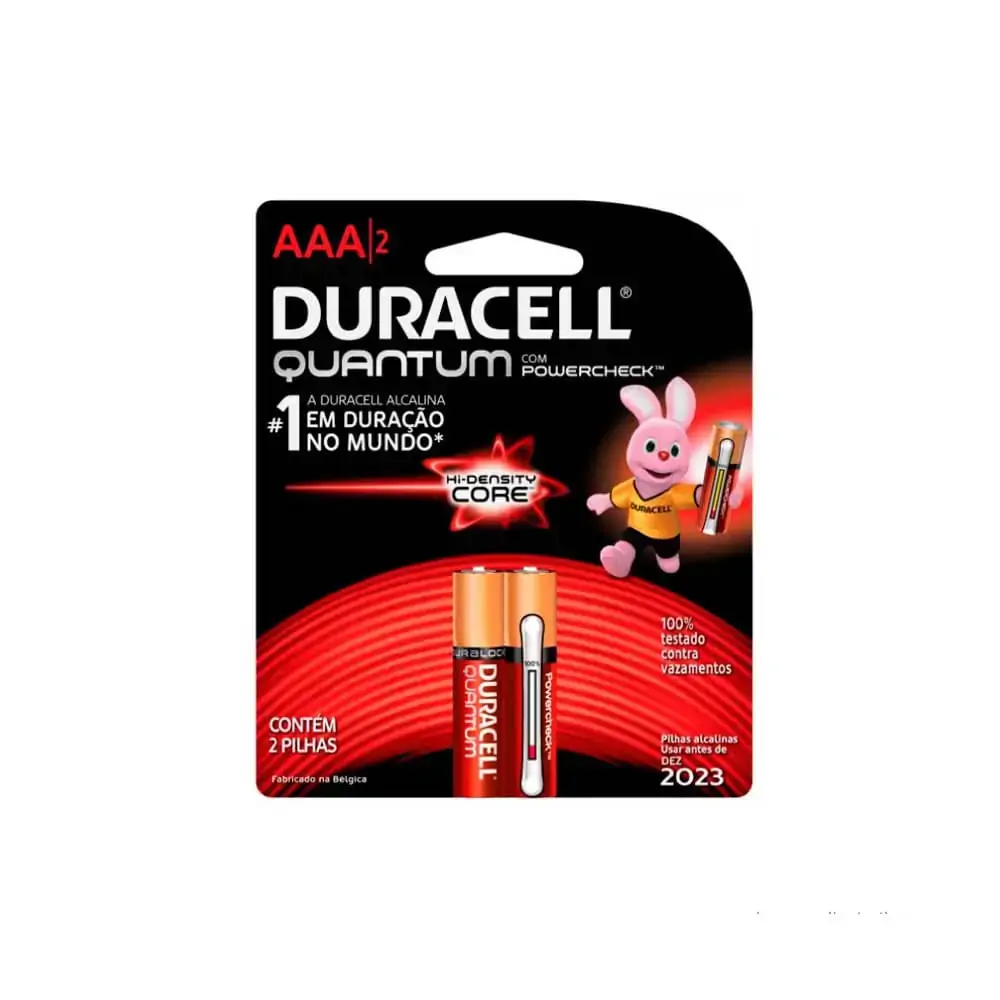Pilha Duracell Quantum C/2 Alc Aaa