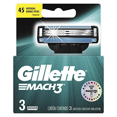 Carga Barbear Gillette Mach3 C/3 Regular Unit