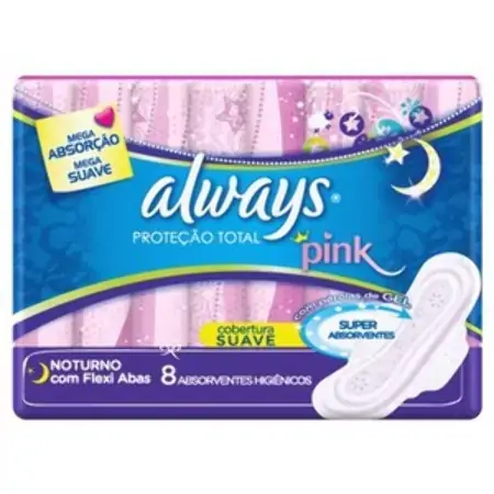 Absorvente Always L42 P36 Pink Not C/a