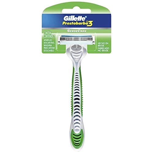 Pack Aparelho Descartável Gillette Prestobarba3 Sensecare 5 Unidades