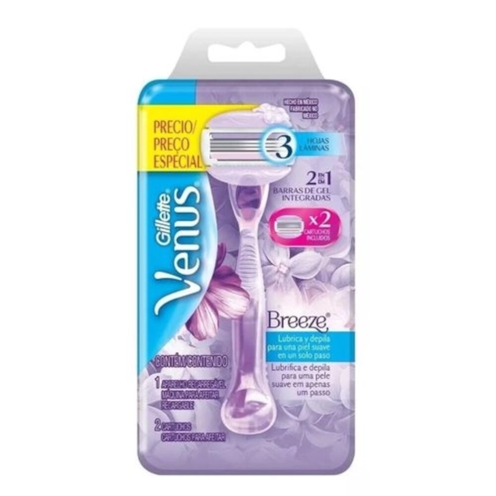 Gillette Venus Kit Aparelho Breeze 2 Cargas