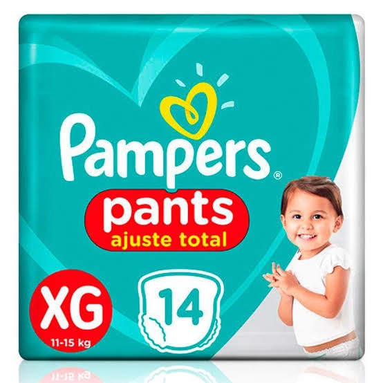 Fralda Descartável Infantil Pants Pampers Xg Pacote 16 Unidades