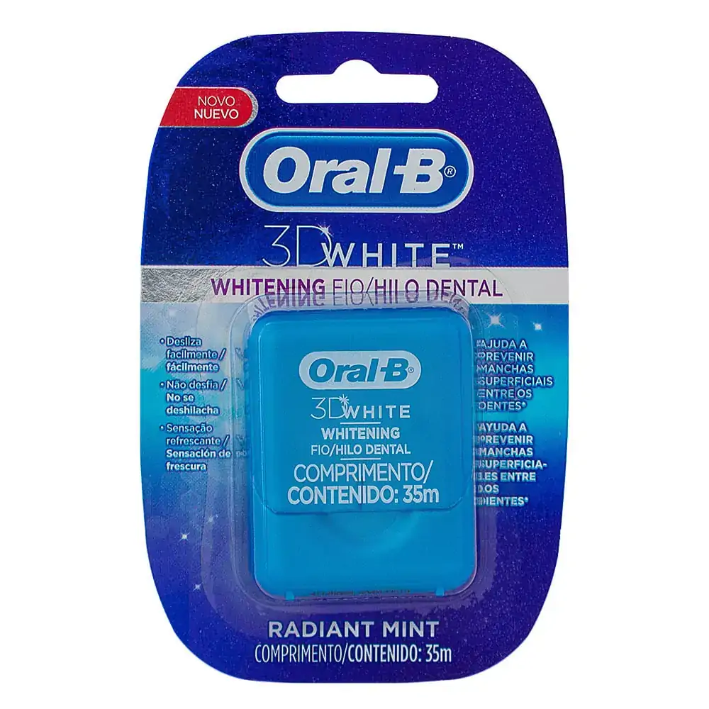 Fio Dental Regular Oral B 35m 3d White Unit