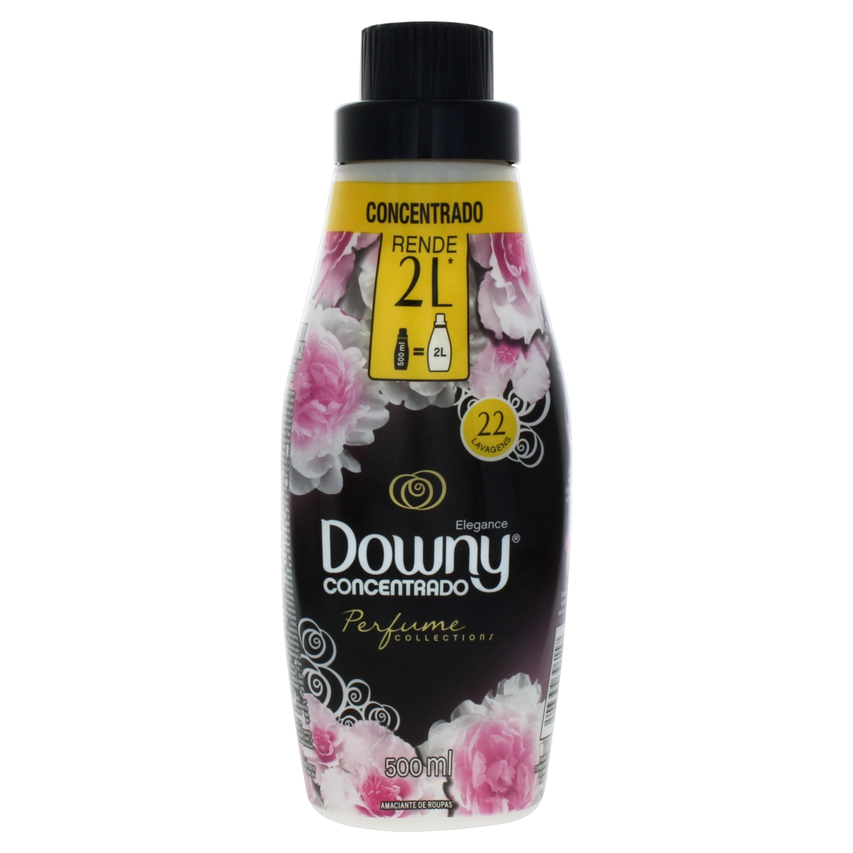 Amaciante De Roupa Concentrado Elegance Downy Perfume Collections Frasco 500ml