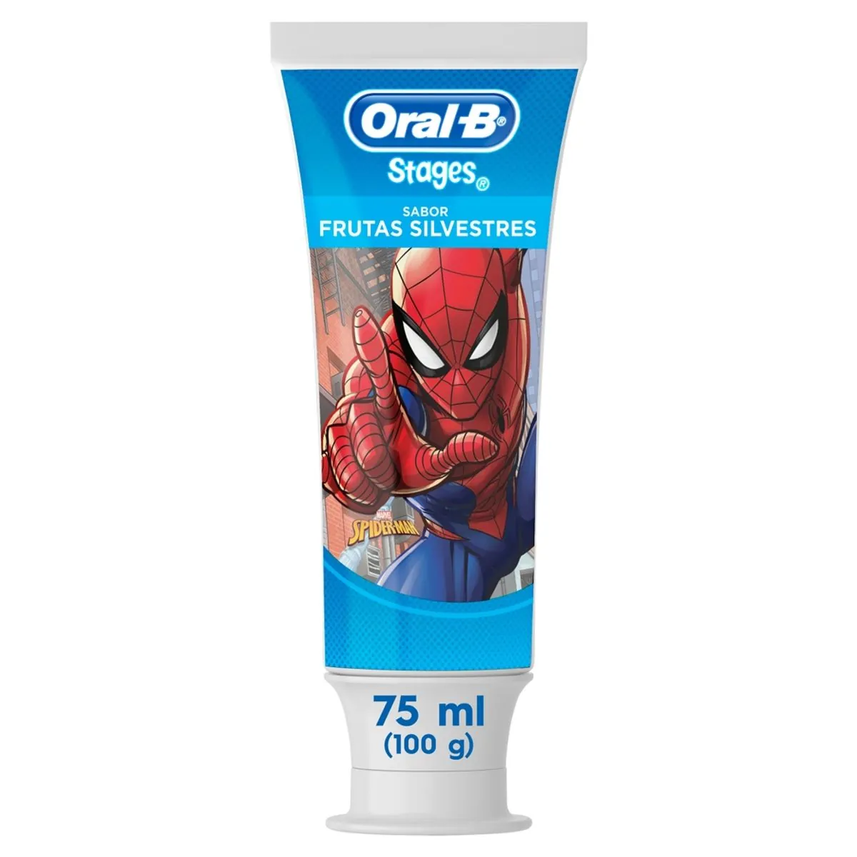 Creme Dental Oral-B Stages Disney Frozen e Spiderman 100g