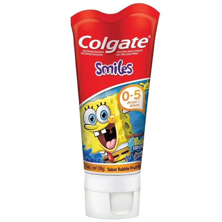 Creme Dental Tradicional Colgate 100g Bob Esponja De 0 á 5 Anos Unit