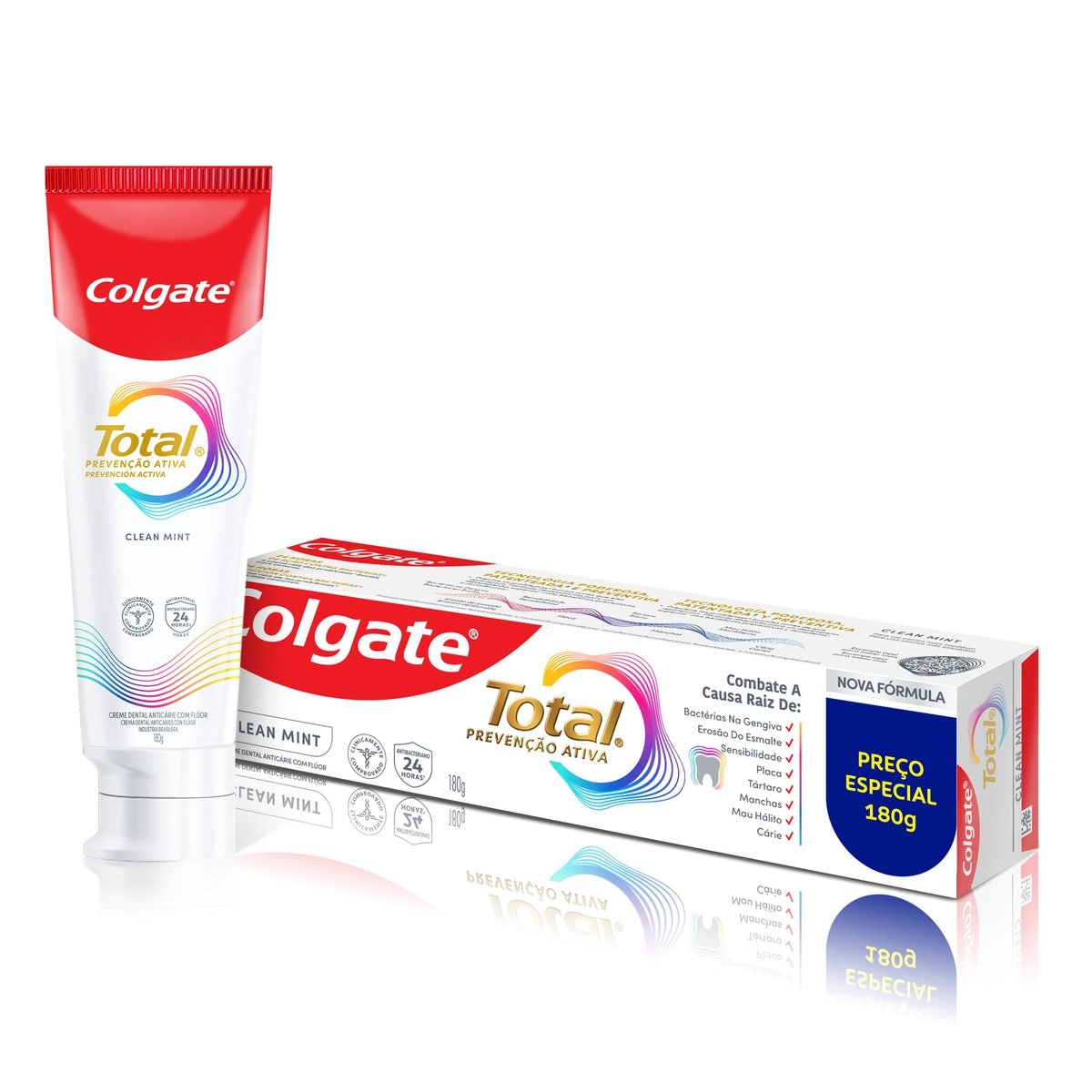Creme Dental Colgate Total 12 Clean Mint 180gr
