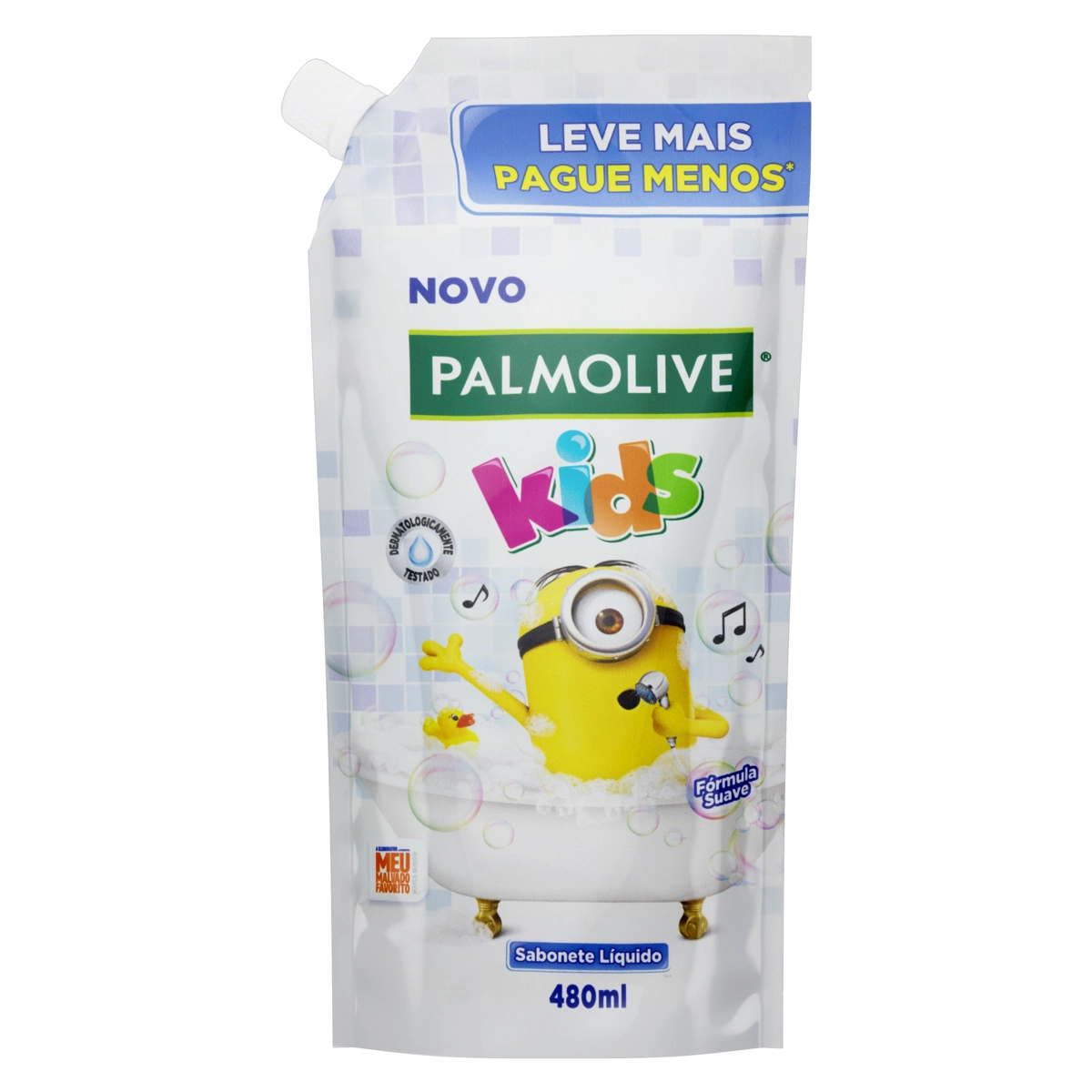 Sabonete Líquido Mãos E Corpo Frutas Tropicais Palmolive Kids Sachê 480ml Refil Leve Mais Pague Meno