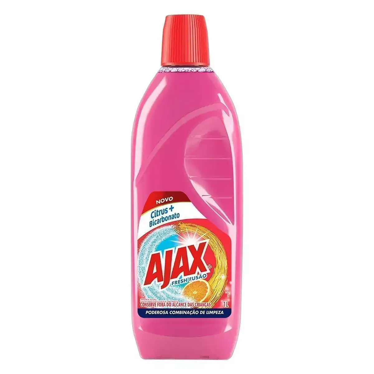 Limpador Diluível Ajax Fresh Fusão Bicarbonato e Citrus 1L