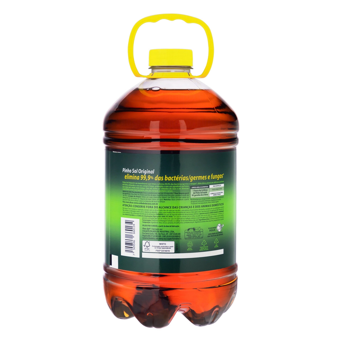 Desinfetante Uso Geral Original Pinho Sol Galão 3,8l