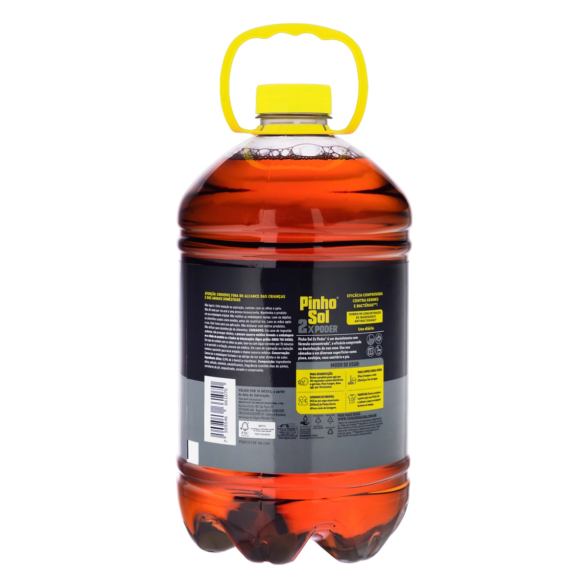 Desinfetante Uso Geral Pinho Sol 2x Poder Galão 3,8l
