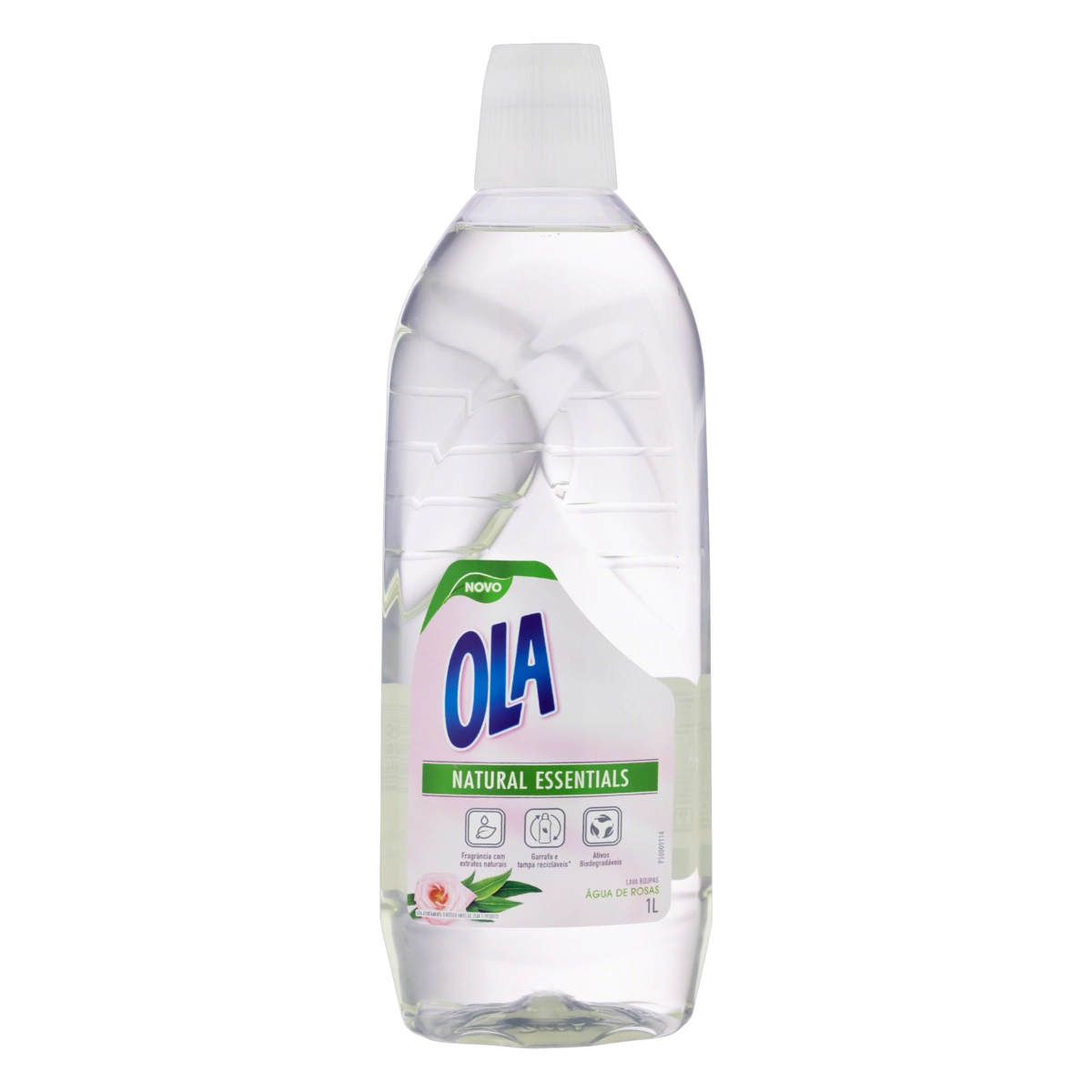 Sabão Líquido para Roupas Ola Natural Essentials Água de Rosas 1L