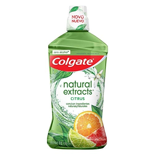 Enxaguante Bucal Zero álcool Citrus Colgate Natural Extracts Frasco 1l