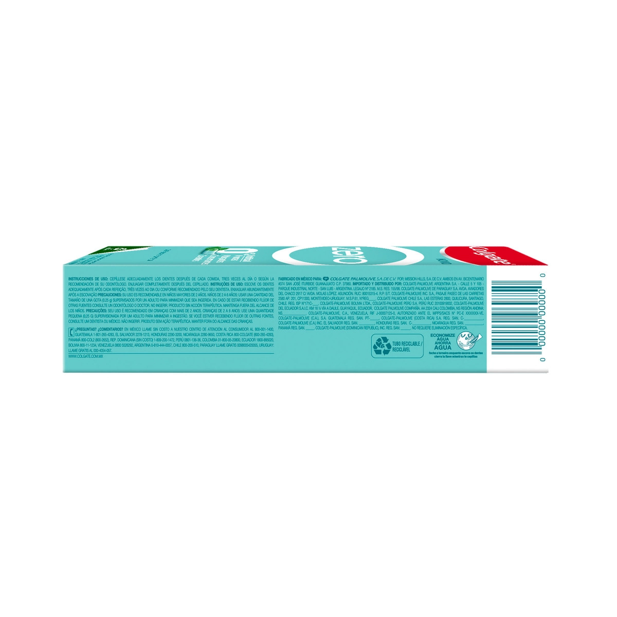 Gel Dental Menta Colgate Zero Caixa 90g