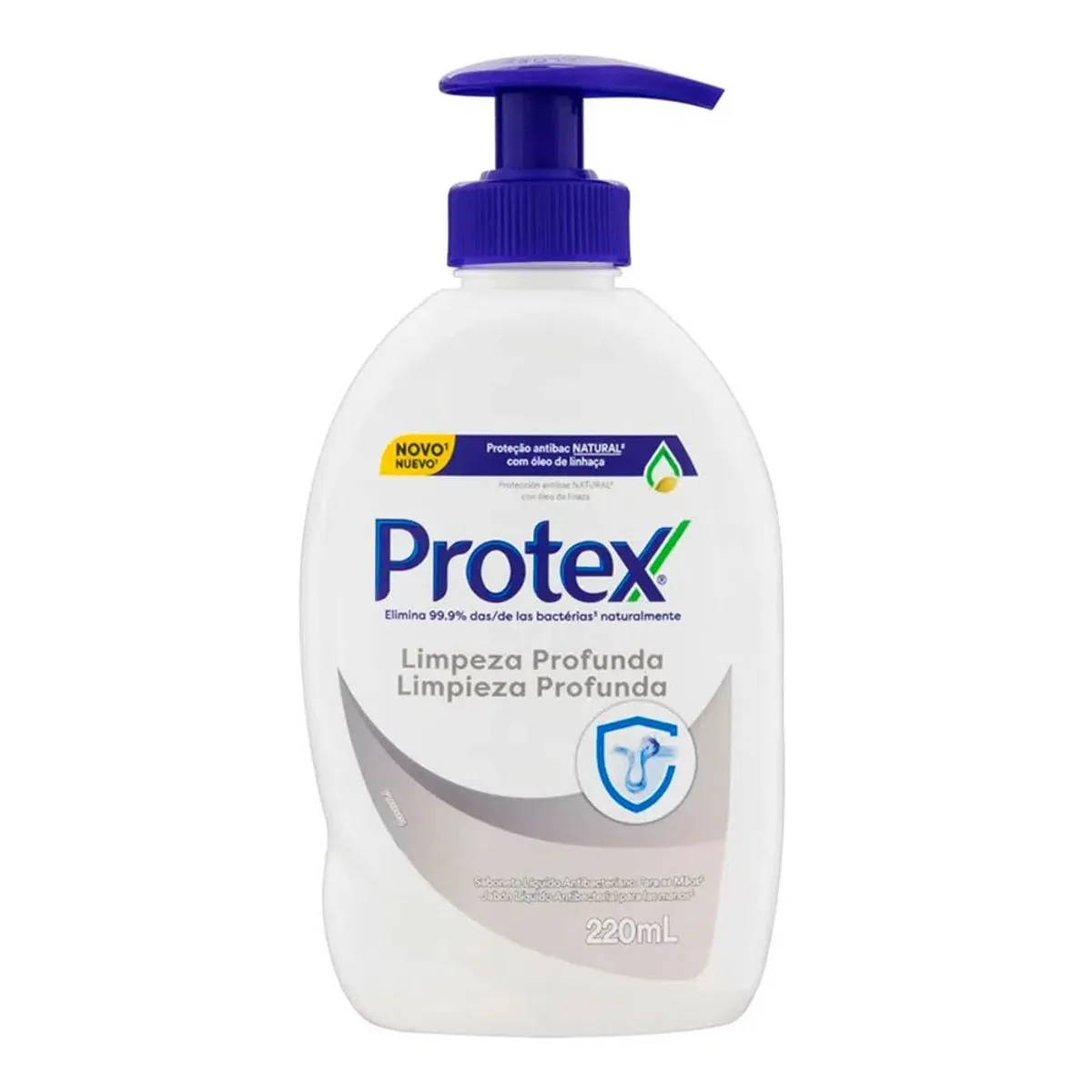 Sabonete Líquido para as Mãos Protex Limpeza Profunda 220 ml