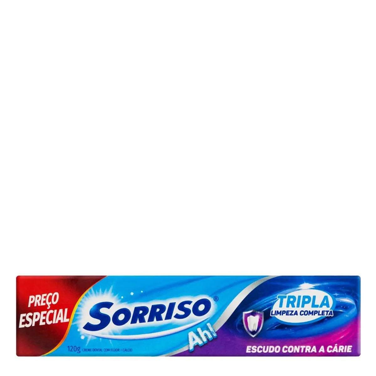 Creme Dental Sorriso Tripla Limpeza Completa Caixa 120g