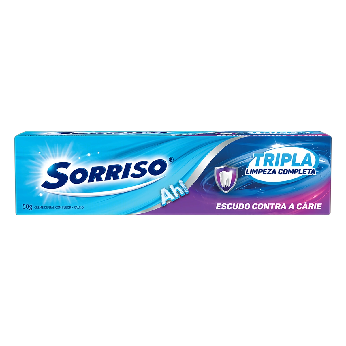 Creme Dental Sorriso Tripla Limpeza Completa Caixa 50g