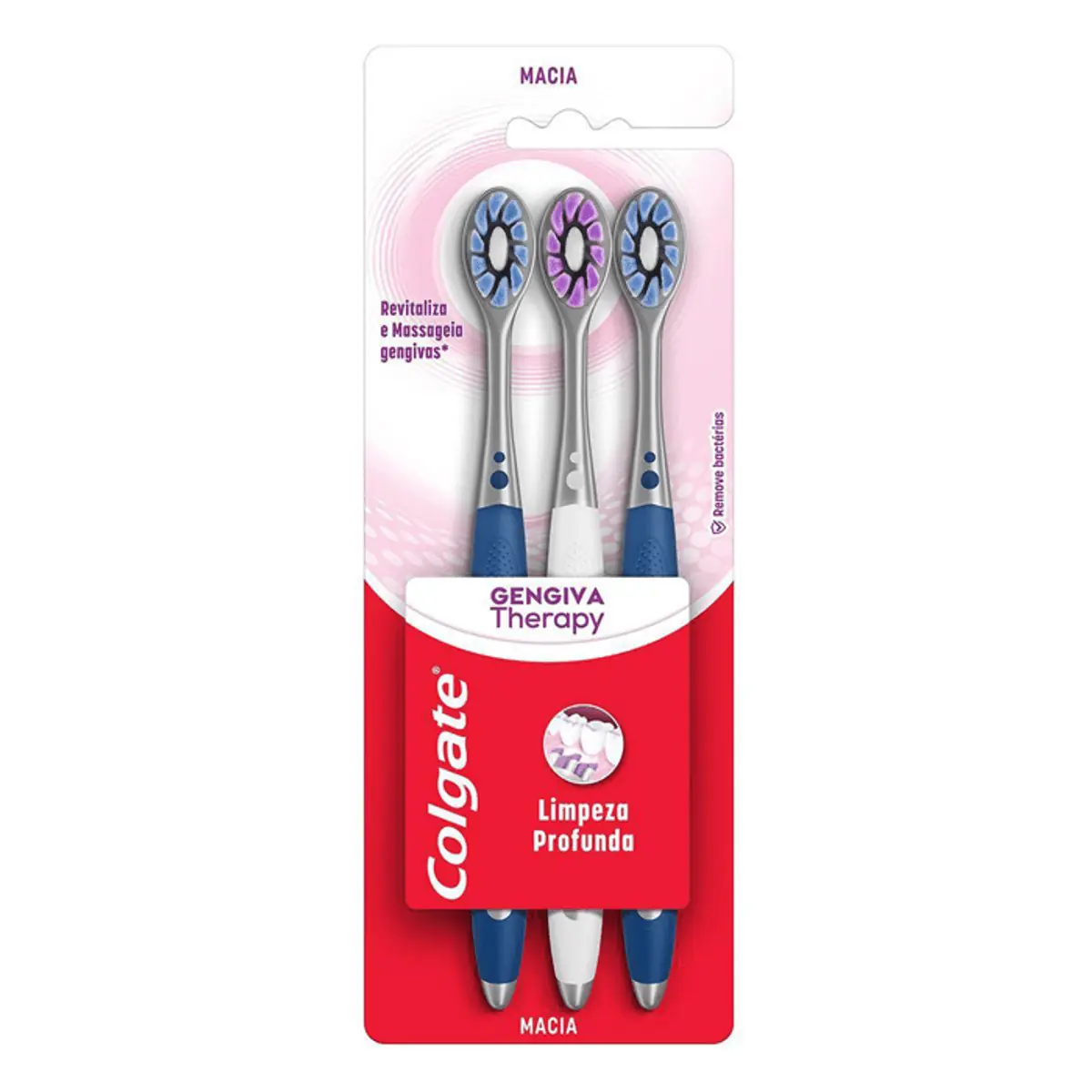 Escova de Dente Colgate GengivaE Theray Com 3 Unidades