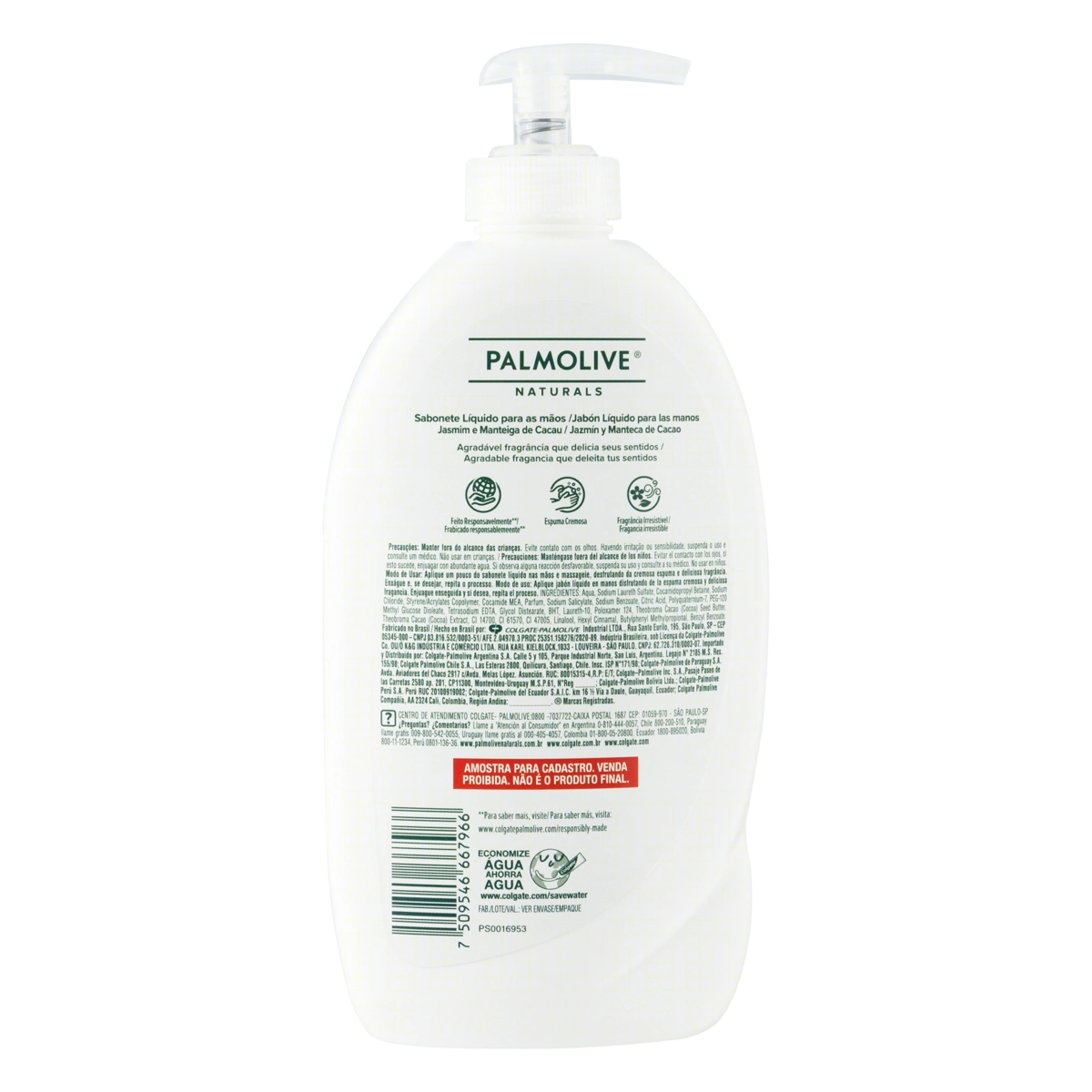 Sabonete Líquido Óleo Nutritivo para as Mãos Palmolive Naturals Frasco 400ml