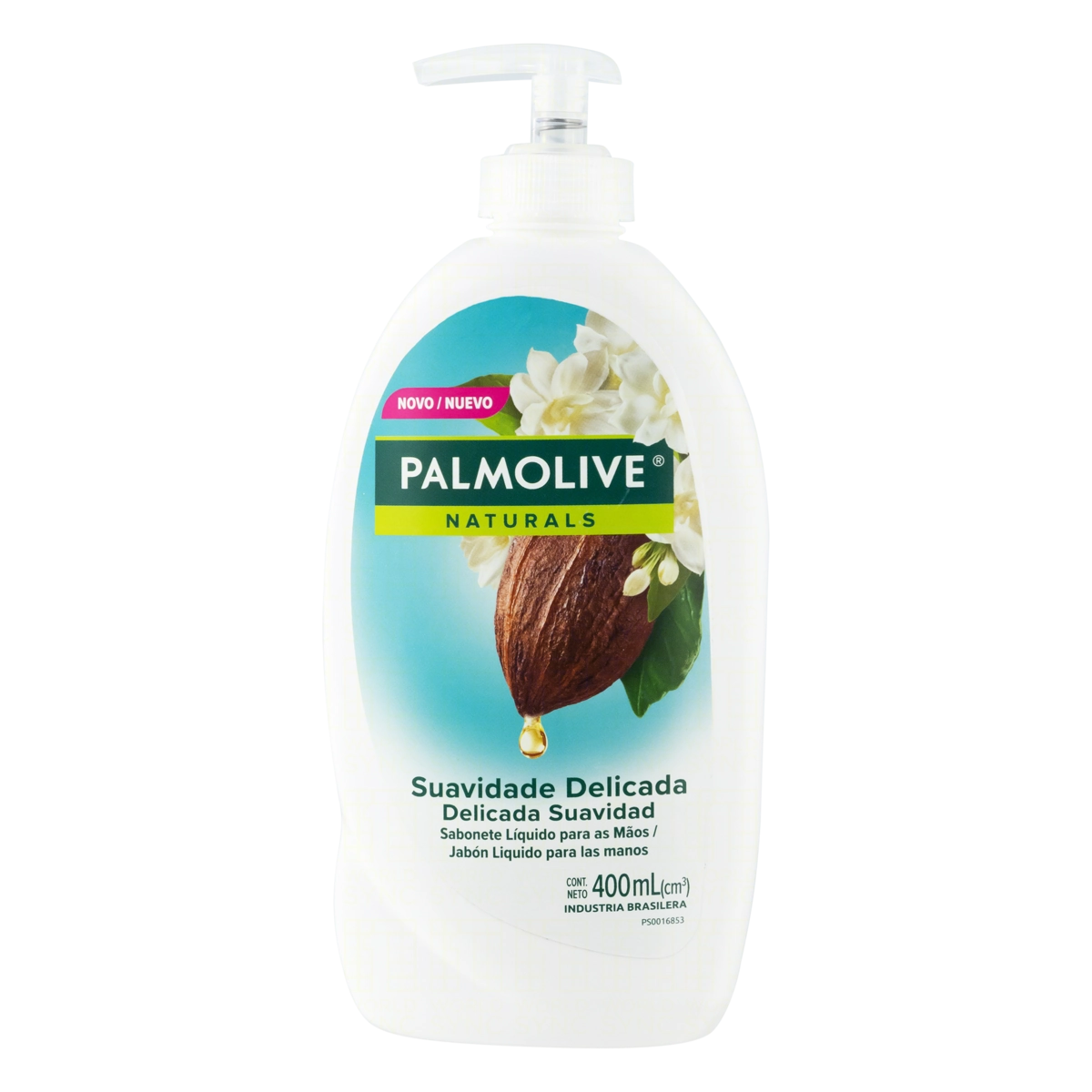 Sabonete Líquido Suavidade Delicada para as Mãos Palmolive Naturals Frasco 400ml