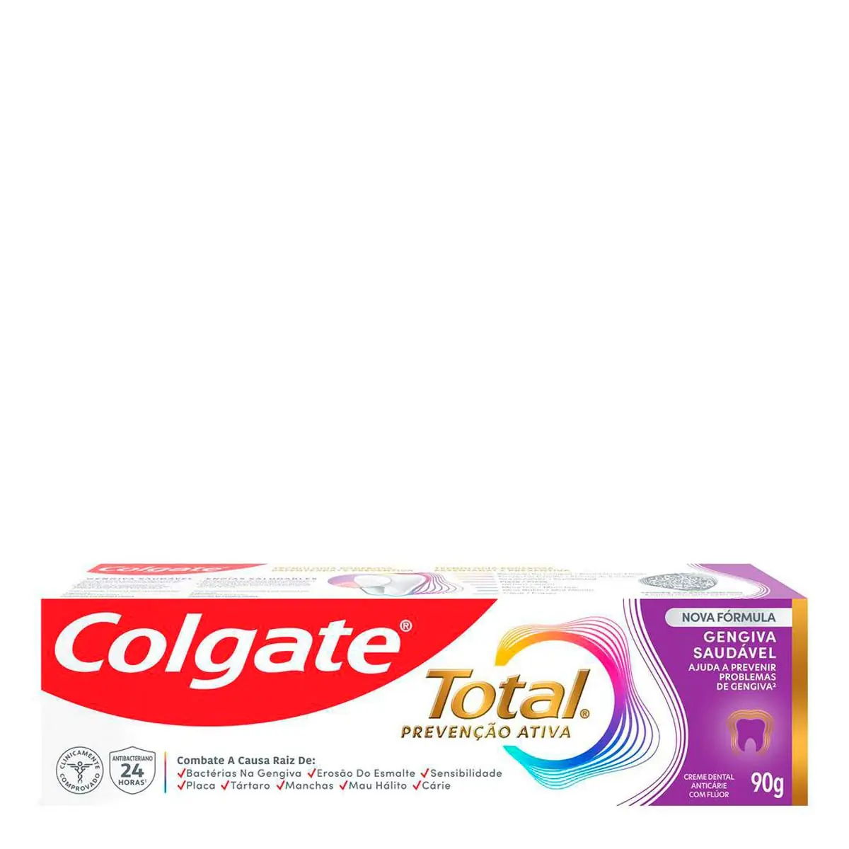 Creme Dental Colgate Total 12 Gengiva Reforçada Caixa 90g