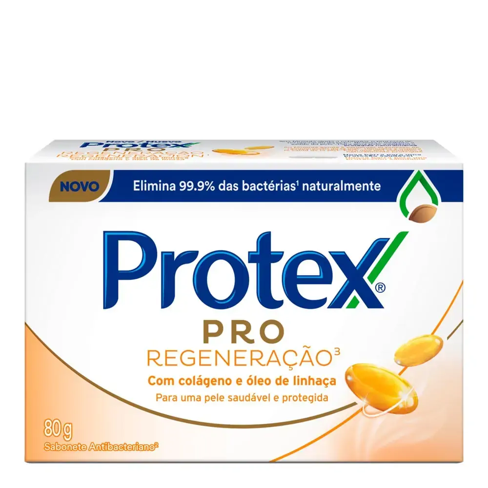 Sabonete Barra Antibacteriano Protex Pro Regeneração 80g