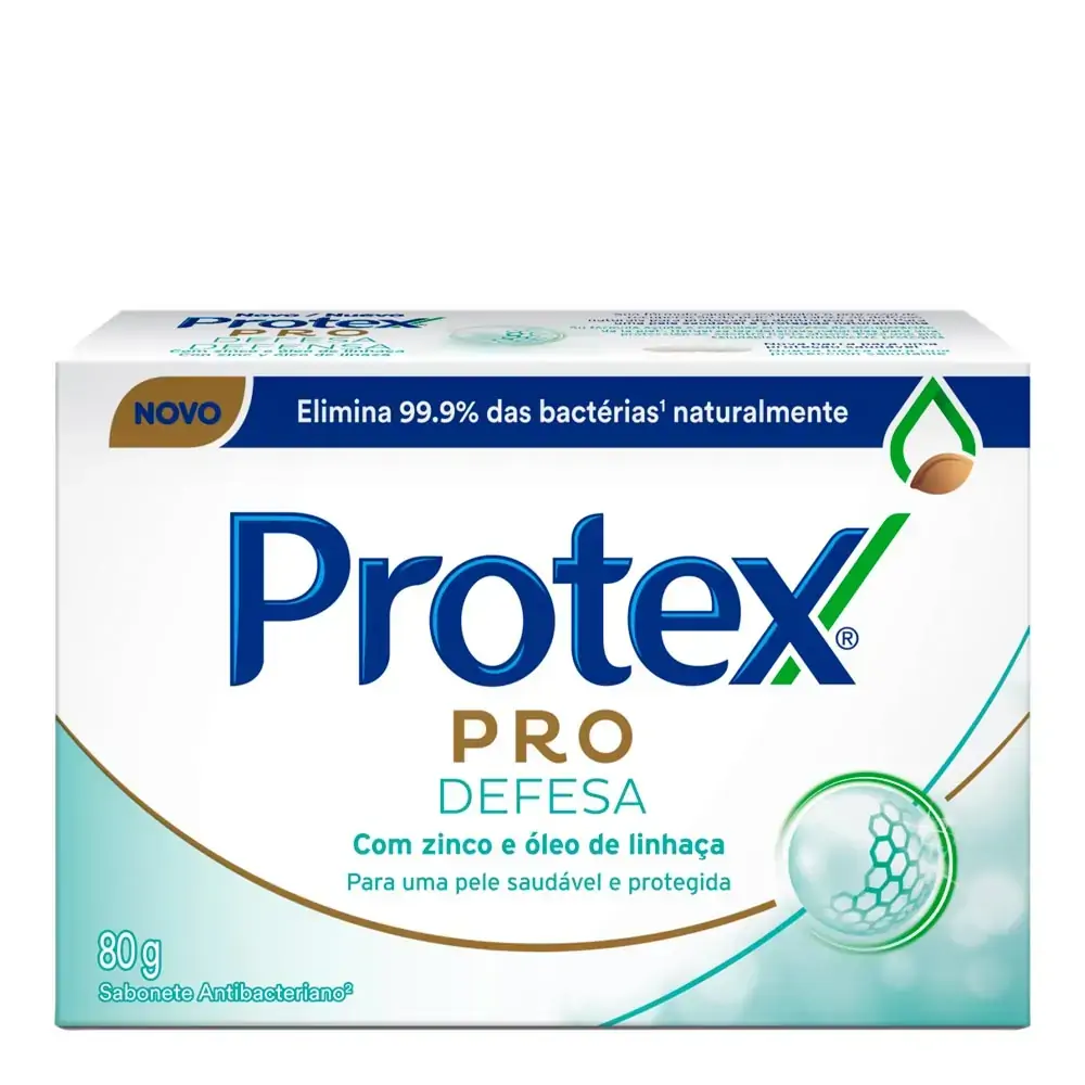 Sabonete Barra Antibacteriano Protex Pro Defesa Caixa 80g