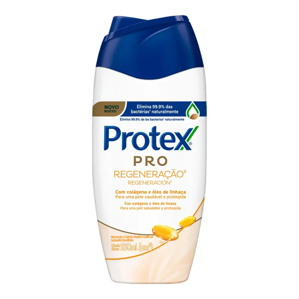 Sabonete Líquido Antibacteriano Protex Pro Regeneração Frasco 230ml